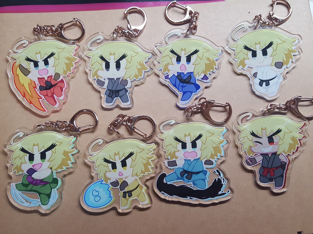 ケン アクリルキーホルダー