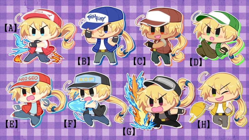 KOFXV アクリルスティックキーホルダー