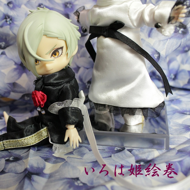 オビツ11♥ピコドー♥PICCODO♥服♥コスチューム♥黒王子♥サイドリボン