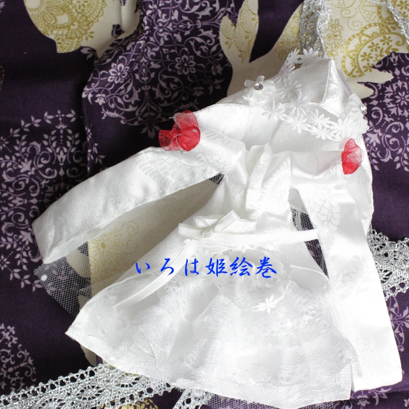 オビツ11♥ピコドー♥PICCODO♥ねんどろいどどーる♥お洋服♥コスチューム♥白無垢ウェディングドレス