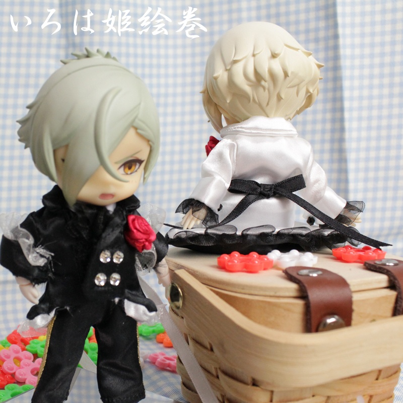 ピコドー♥PICCODO♥オビツ11♥服♥コスチューム♥白王子♥サイドリボン