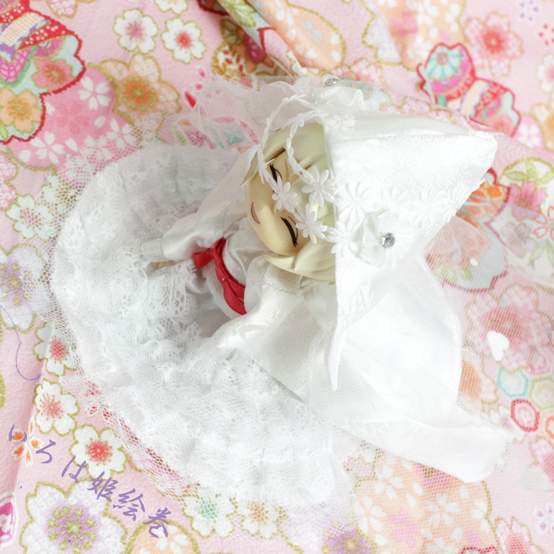 オビツ11♥ピコドー♥PICCODO♥お洋服♥コスチューム♥白無垢ウエディングドレス♥紅リボン