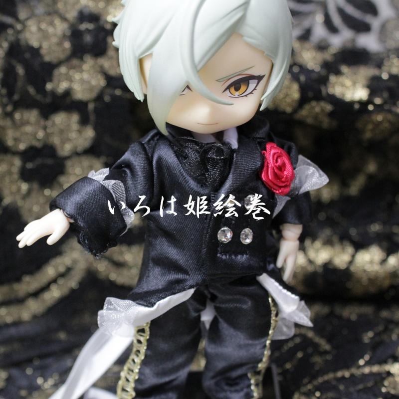 ピコドー♥PICCODO♥オビツ11♥服♥コスチューム♥黒王子♥サイドレース