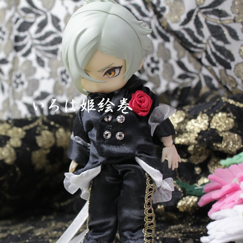 ピコドー♥PICCODO♥オビツ11♥服♥コスチューム♥黒王子♥サイドレース