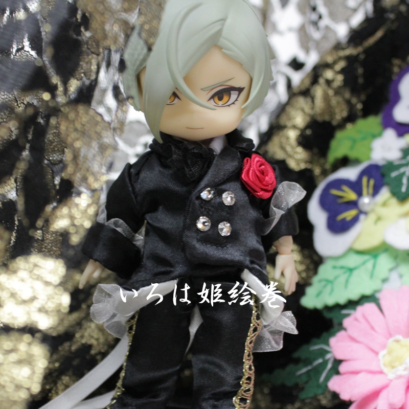 ピコドー♥PICCODO♥オビツ11♥服♥コスチューム♥黒王子♥サイドレース