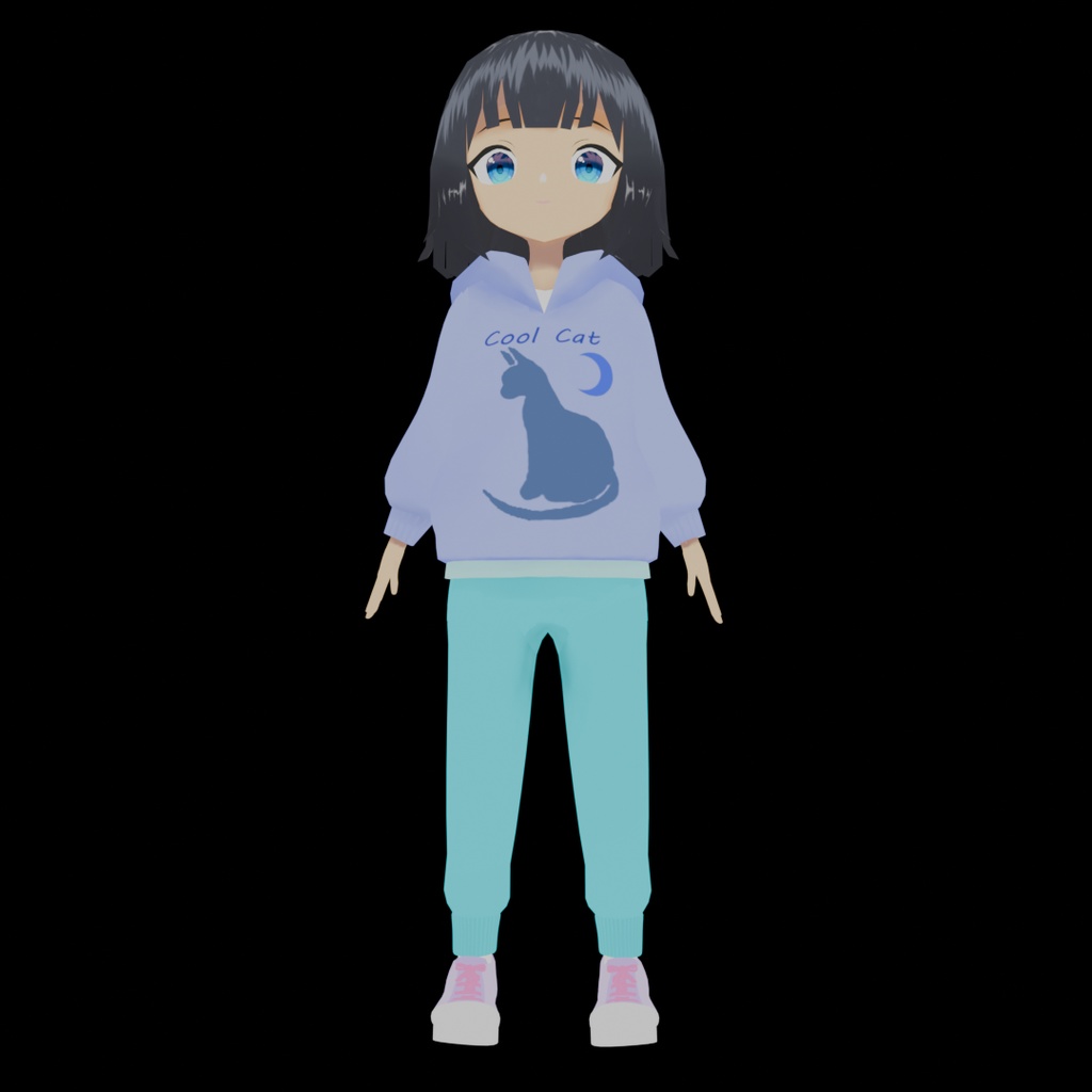 オリジナル3Dキャラクター 葵 紬 Aoi Tsumugi