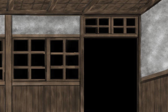 【背景素材】ホラー用背景 廃校舎の教室