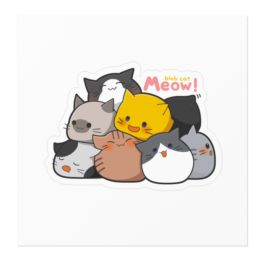 【ステッカー】いろいろblobcat