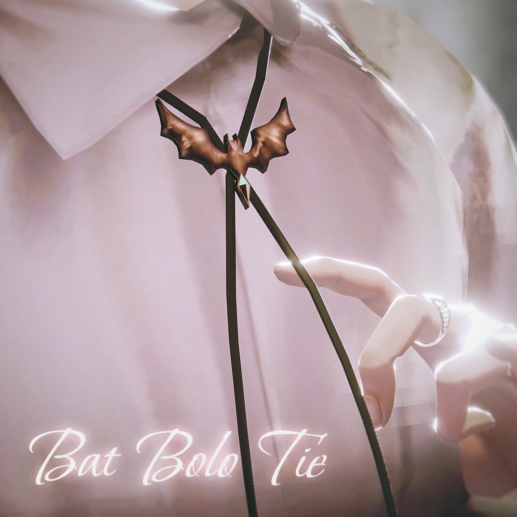 Bat Bolo Tie