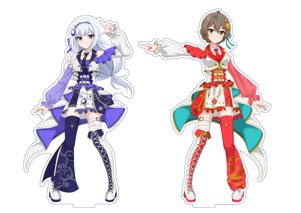 アクリルスタンド　電波感傷　白石紬&桜守歌織