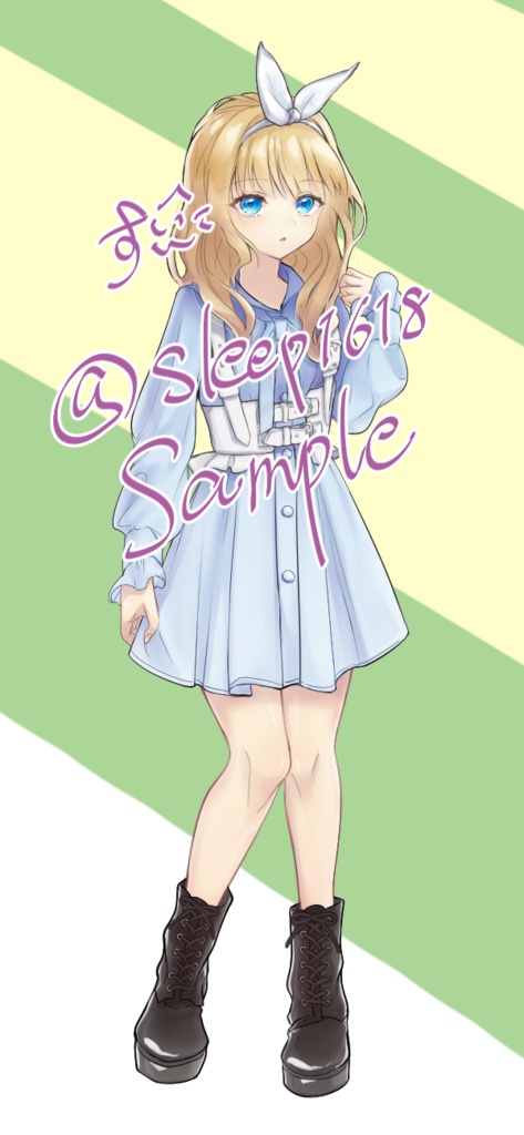 【立ち絵素材】アリスっぽい少女