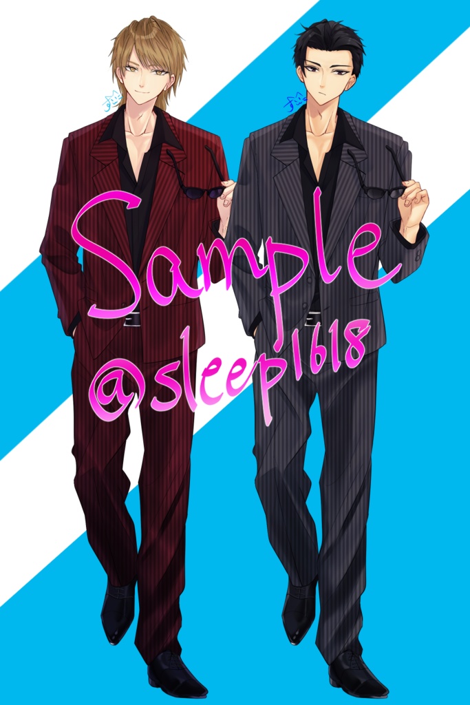 【立ち絵素材】チンピラとホストの立ち絵