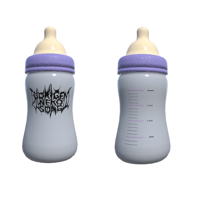 【無料】哺乳瓶/baby bottle(VRC対応,FBX)