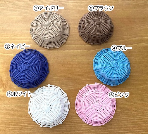 ぬいぐるみ用  麦わら風 カンカン帽 Mサイズ ※受注製作