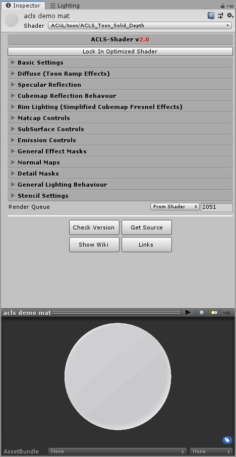 ACLS shader 2.0+