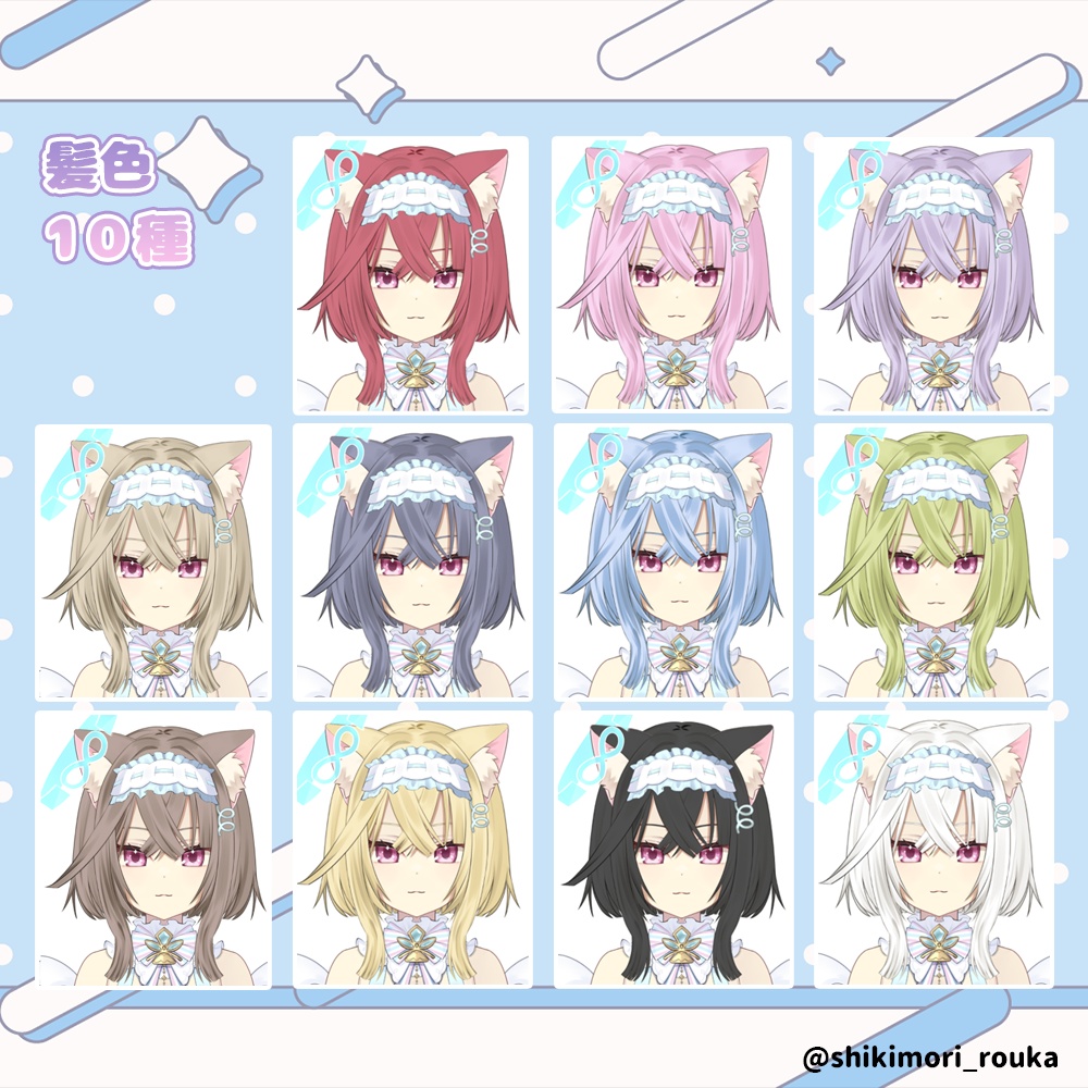 【Live2D汎用モデル】汎用量産型ゴーレム 猫天使