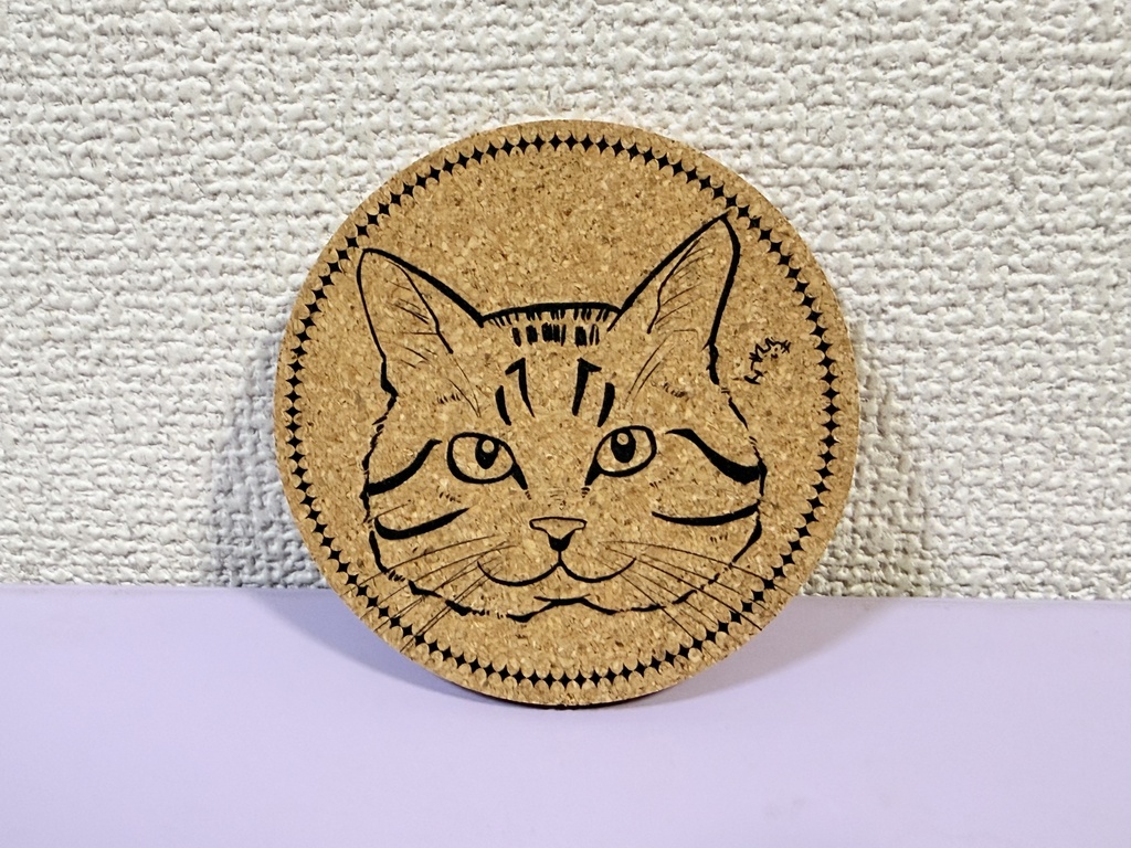 コースター アオイちゃん