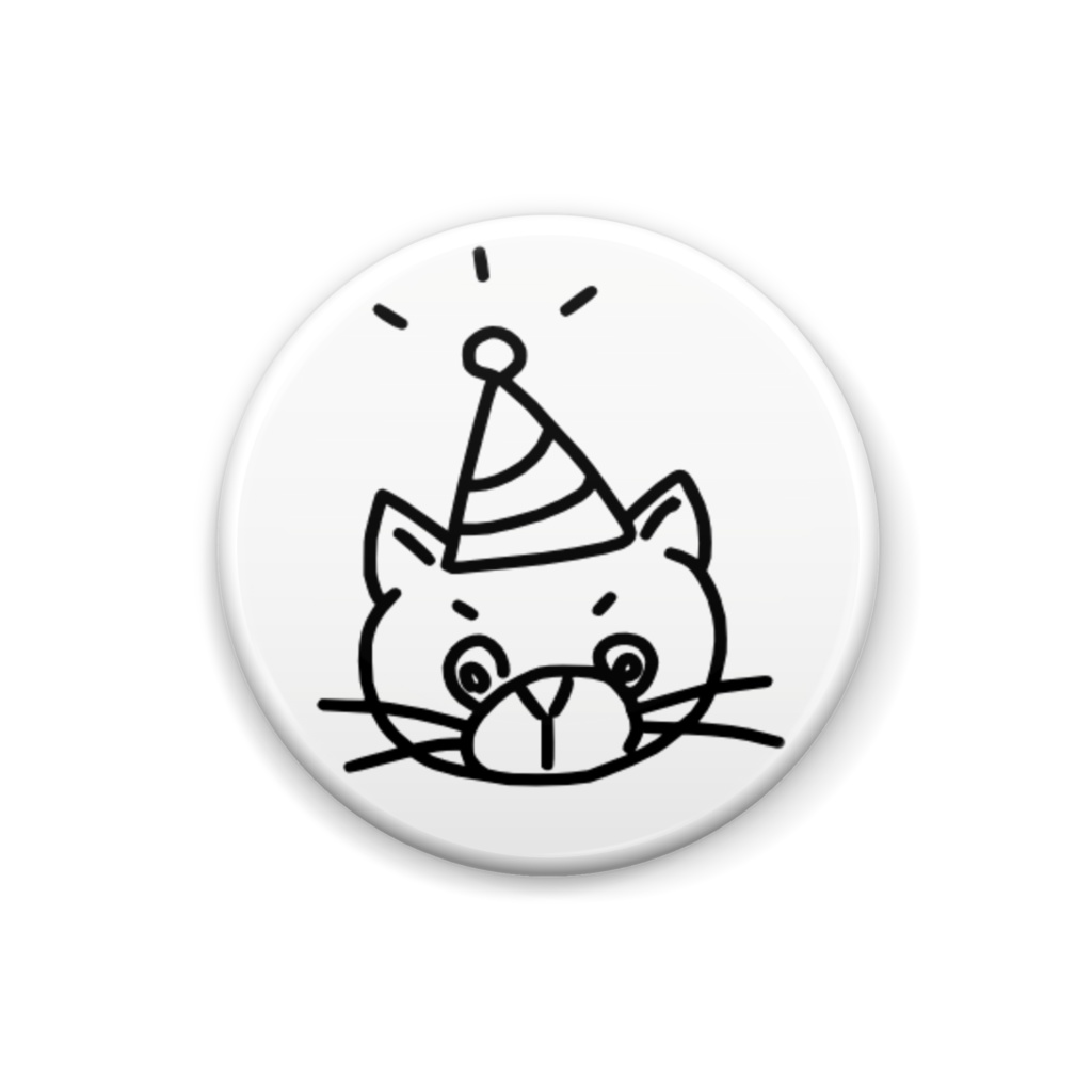 ポチャ缶バッジ