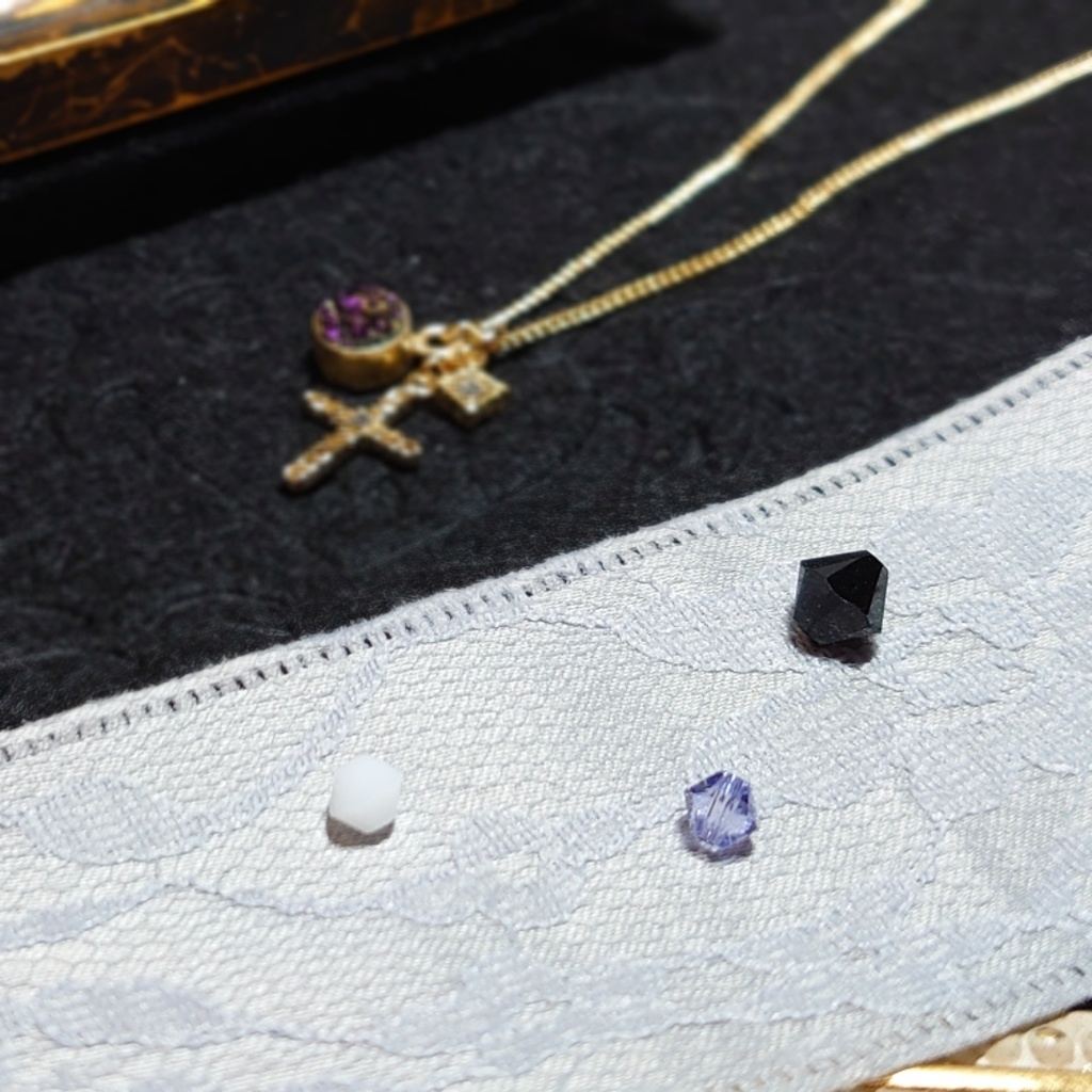 【刀剣乱舞】光忠/長谷部イメージ天然石ネックレス