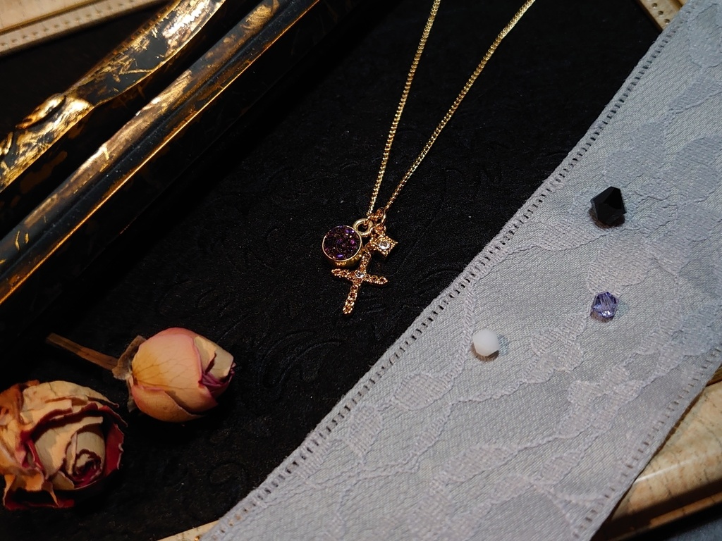 【刀剣乱舞】光忠/長谷部イメージ天然石ネックレス