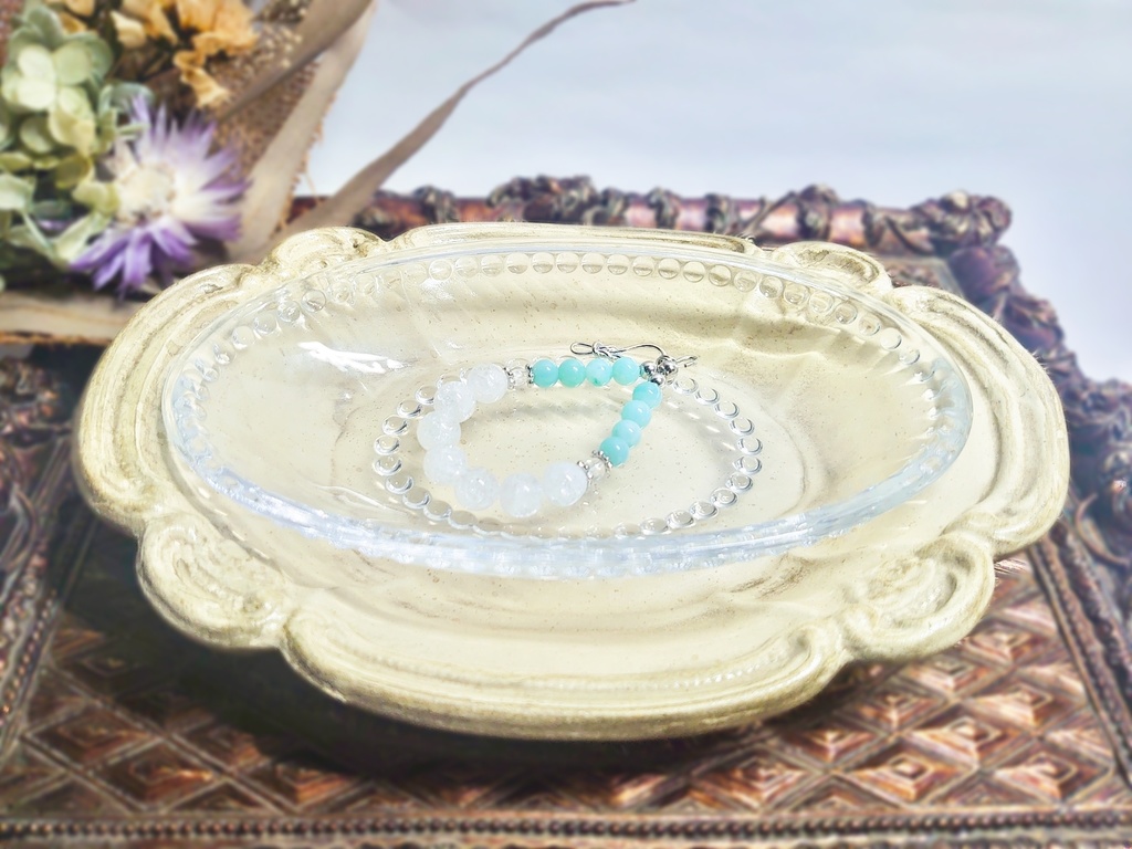 【ハイキュー‼】ユニモチーフ天然石チャーム