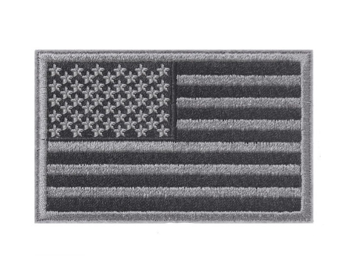 USフラッグ 刺繍 ベルクロワッペン