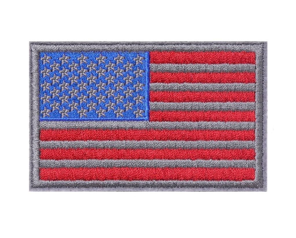 USフラッグ 刺繍 ベルクロワッペン