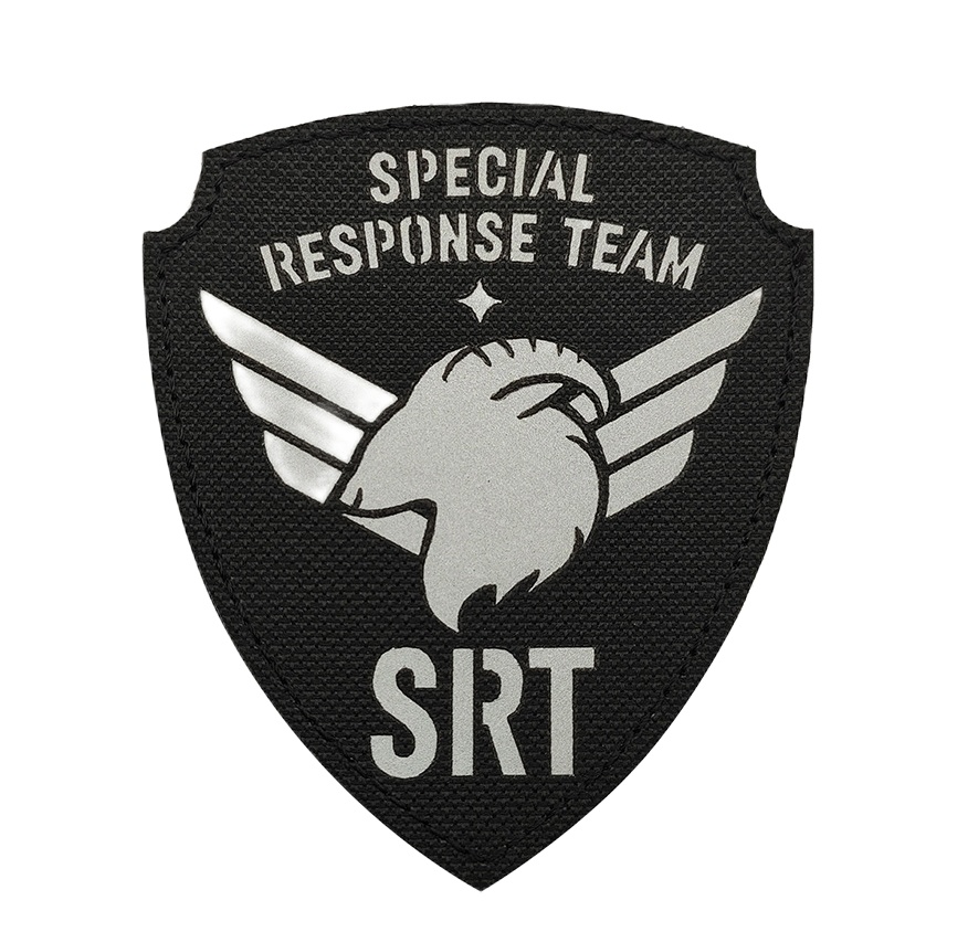 校章デザイン ミリタリーパッチ SRT ベルクロワッペン