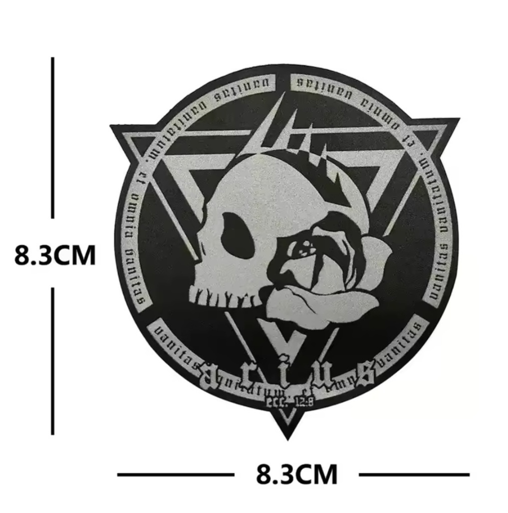 校章デザイン ミリタリーパッチ アリウス ベルクロワッペン
