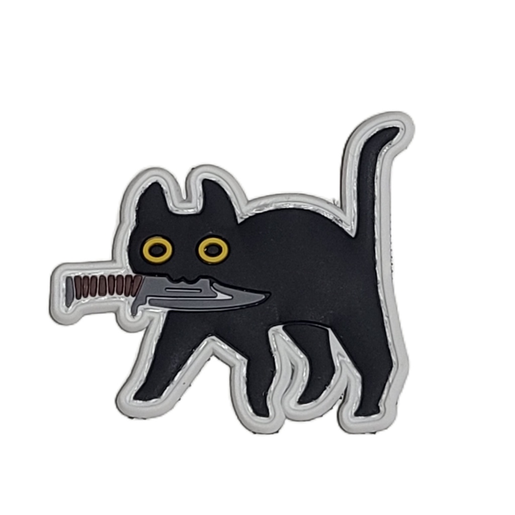 Tactical Cats PVC ミリタリーパッチ ベルクロ Aタイプ