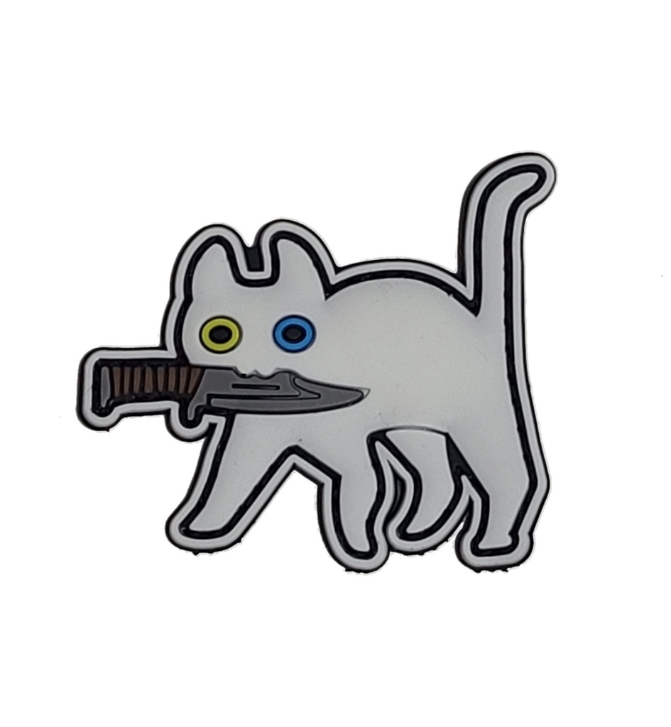 Tactical Cats PVC ミリタリーパッチ ベルクロ Aタイプ