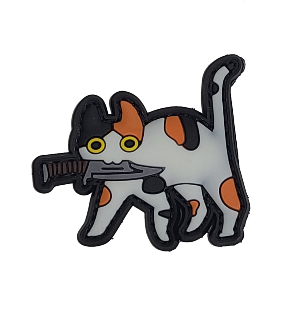 Tactical Cats PVC ミリタリーパッチ ベルクロ Aタイプ