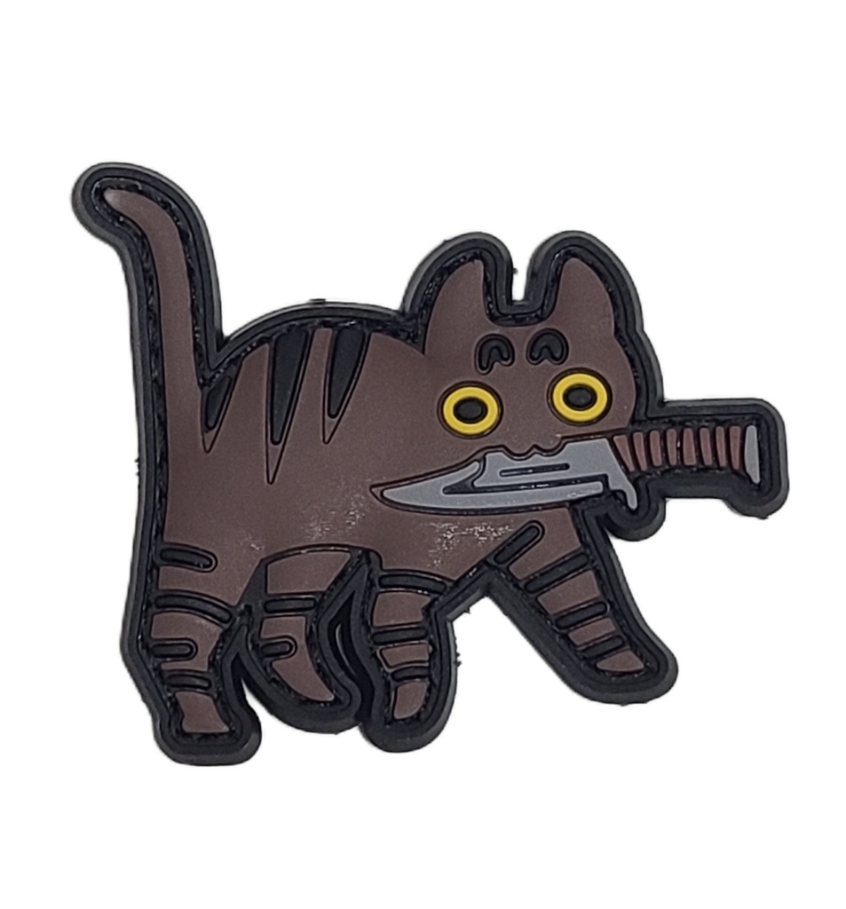 Tactical Cats PVC ミリタリーパッチ ベルクロ Bタイプ