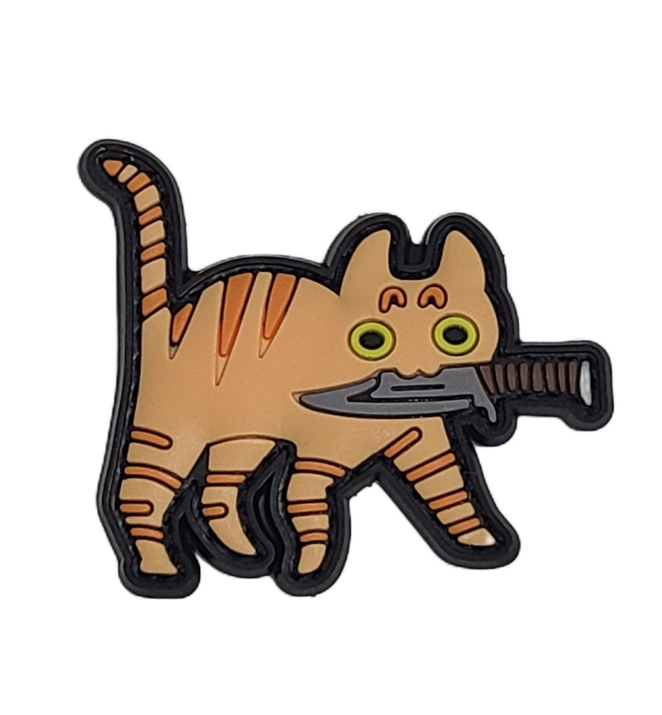 Tactical Cats PVC ミリタリーパッチ ベルクロ Bタイプ