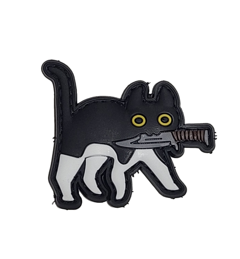 Tactical Cats PVC ミリタリーパッチ ベルクロ Bタイプ