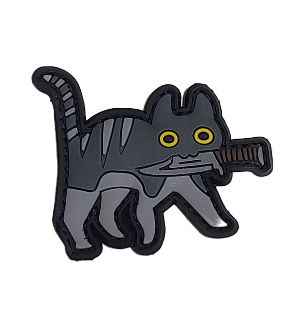 Tactical Cats PVC ミリタリーパッチ ベルクロ Bタイプ