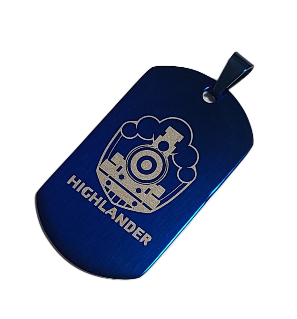 ブルーアーカイブ シンボルモチーフ ステンレスドッグタグ ダークブルー