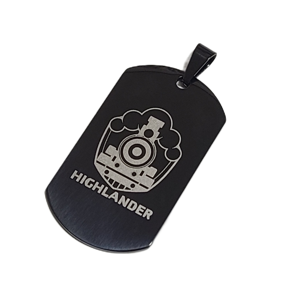 ブルーアーカイブ シンボルモチーフ ステンレスドッグタグ ブラック