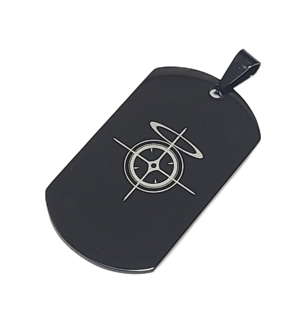 ブルアカ シンボルモチーフ ステンレスドッグタグ ブラック Vol.2