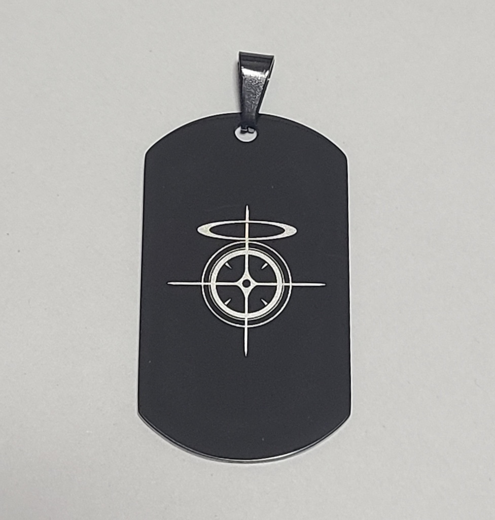 ブルアカ シンボルモチーフ ステンレスドッグタグ ブラック Vol.2