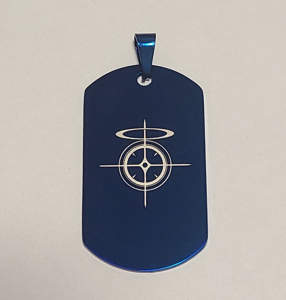 ブルアカ シンボルモチーフ ステンレスドッグタグ ブルー Vol.2