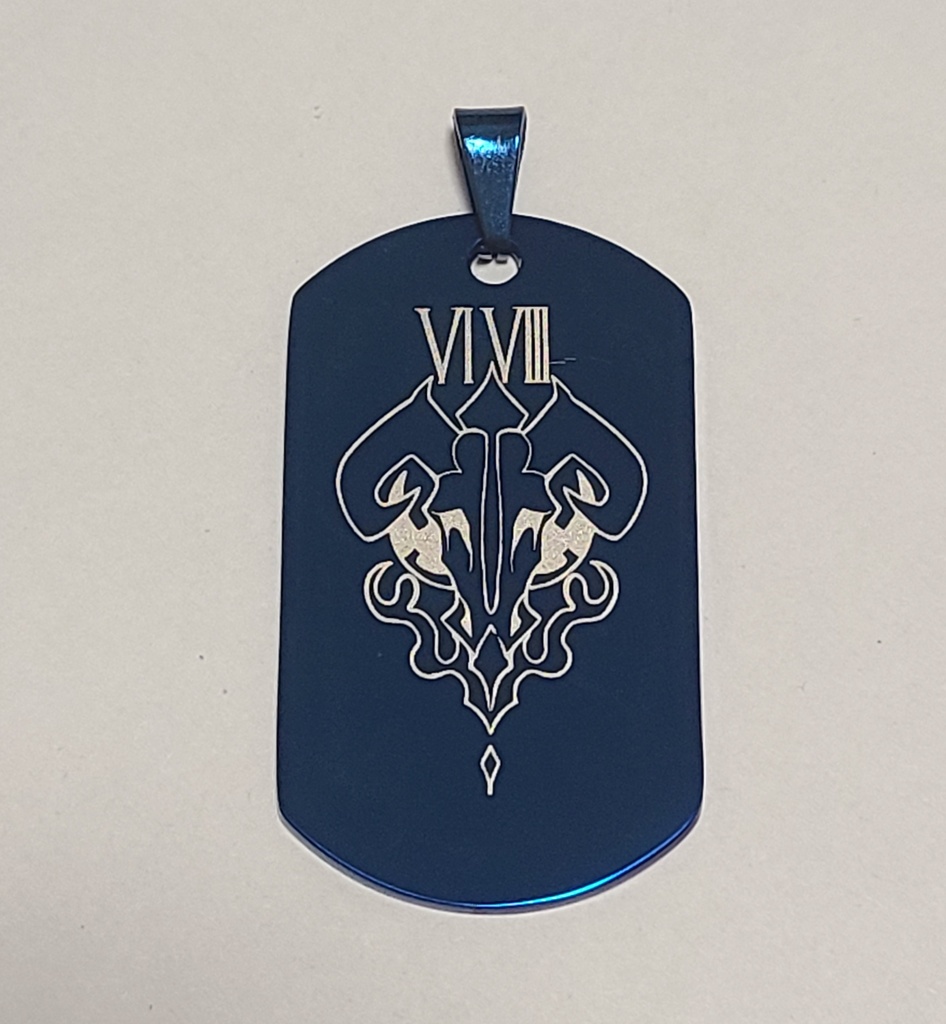 ブルアカ シンボルモチーフ ステンレスドッグタグ ブルー Vol.2