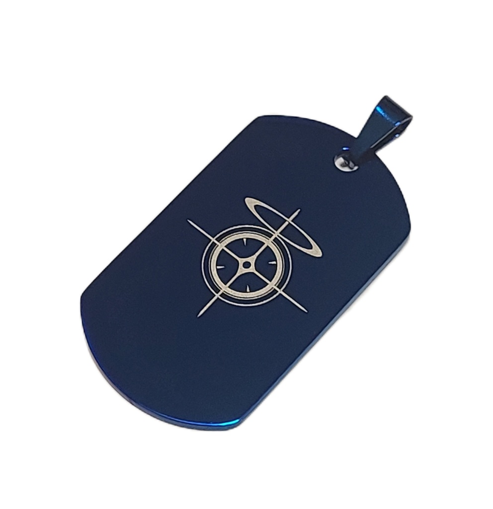 ブルアカ シンボルモチーフ ステンレスドッグタグ ブルー Vol.2