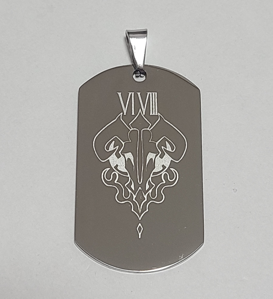 ブルアカ シンボルモチーフ ステンレスドッグタグ シルバー Vol.2