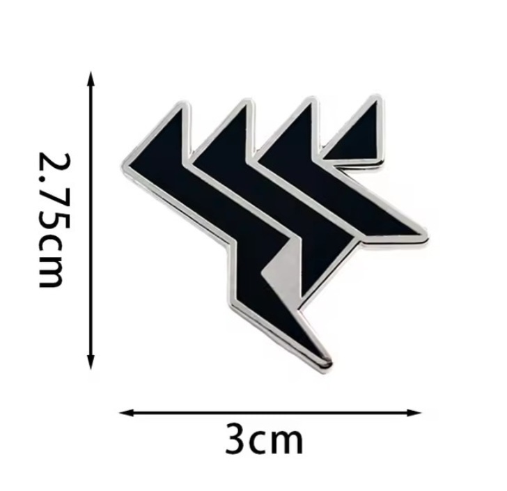 ブルアカ メタルピンバッチ ゲヘナマーキング風 ラペルピン コスプレ