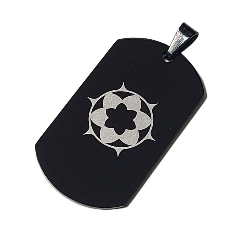 ブルアカ ヘイローモチーフ ドッグタグ ブラック