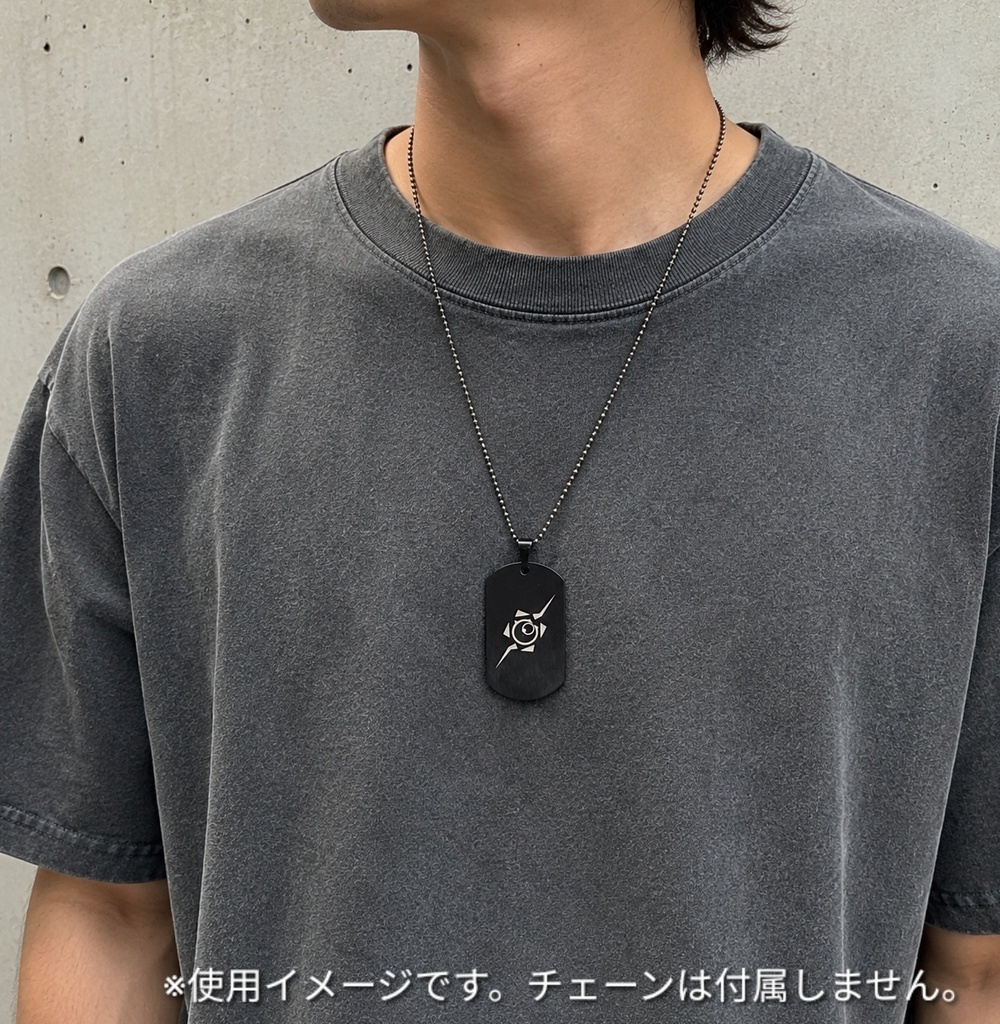 ブルアカ ヘイローモチーフ ドッグタグ ブラック