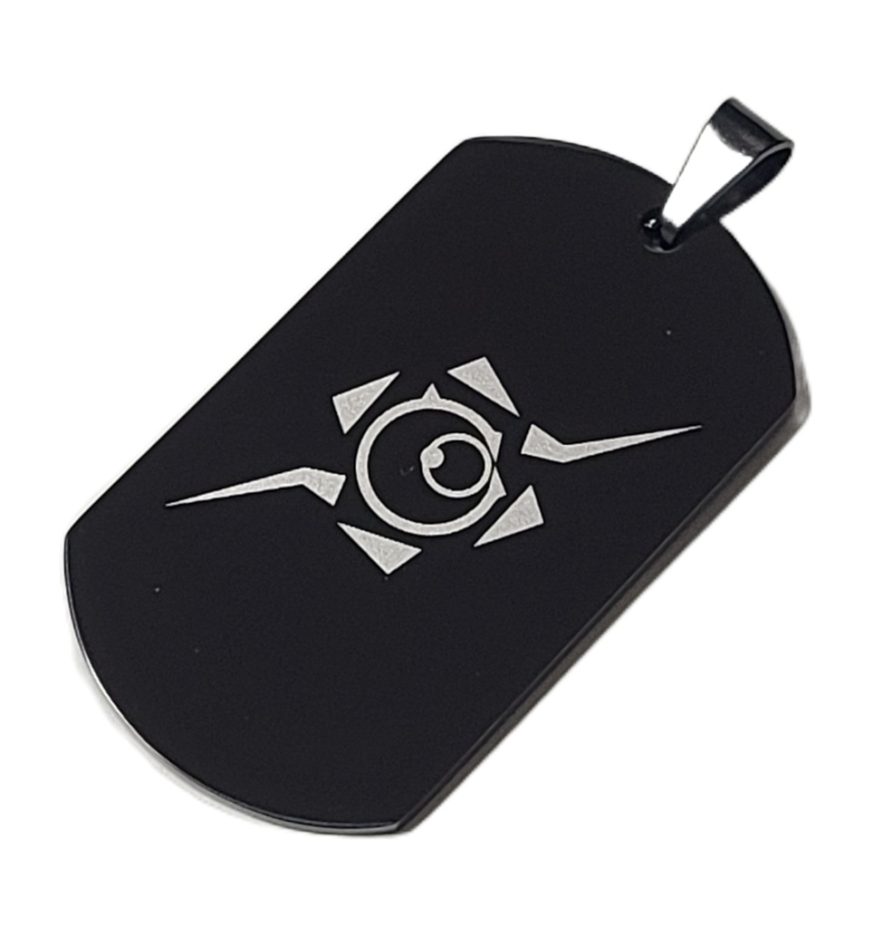 ブルアカ ヘイローモチーフ ドッグタグ ブラック