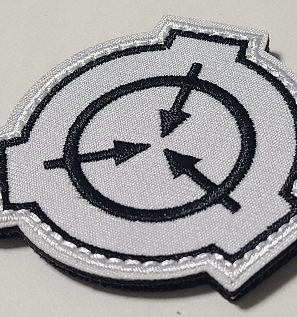 ミリタリー刺繍ワッペン 面ファスナー仕様/SCPマーキング風 マークタイプS