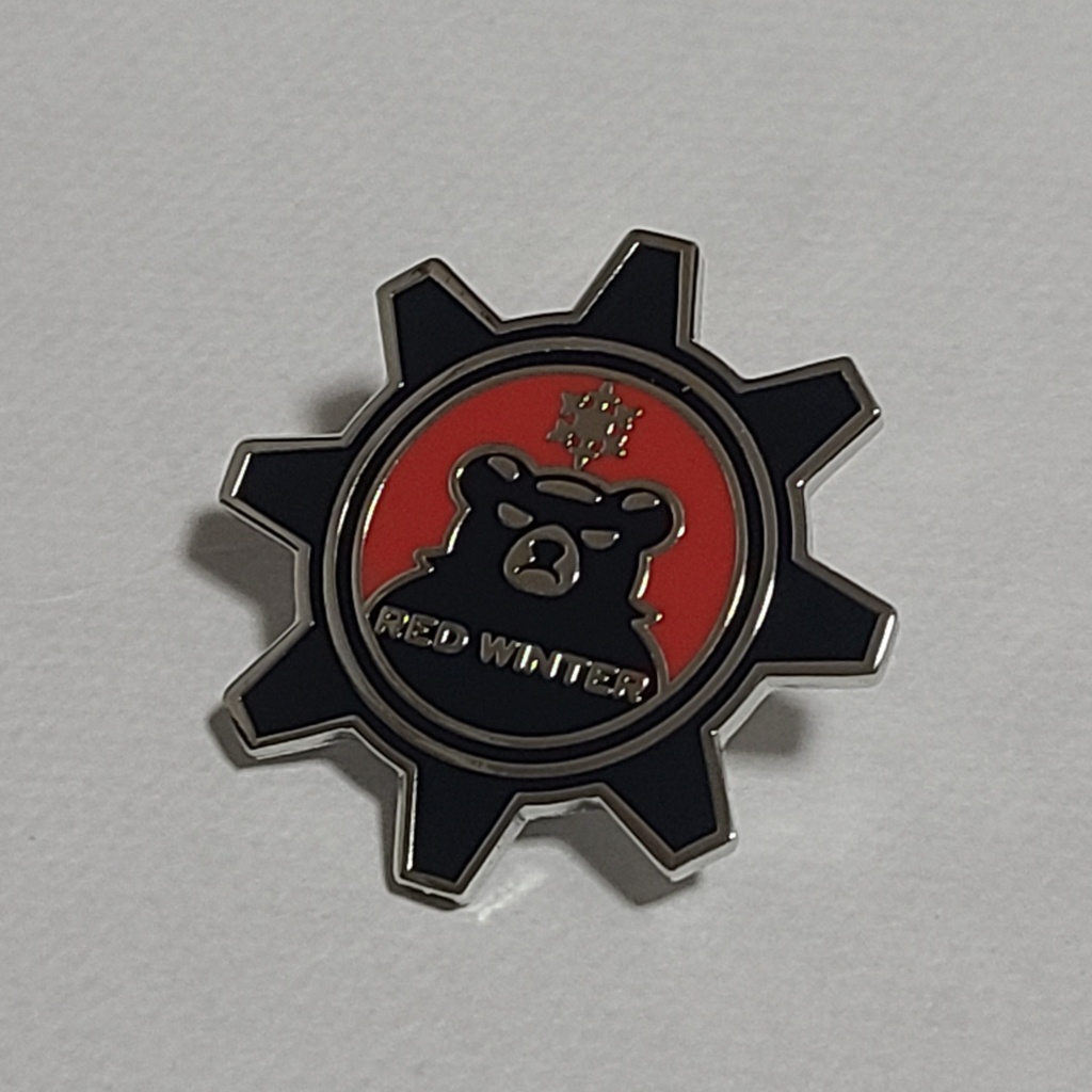 ブルアカ メタルピンバッチ レッドウインターマーキング風 ラペルピン コスプレ